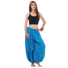 Genie Pants, Harem Pants, Yoga Pants Light Blue FA353